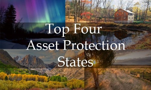 top four asset protection states